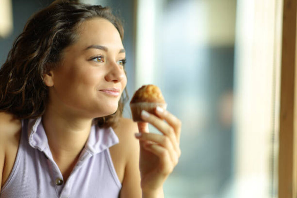low calories muffin